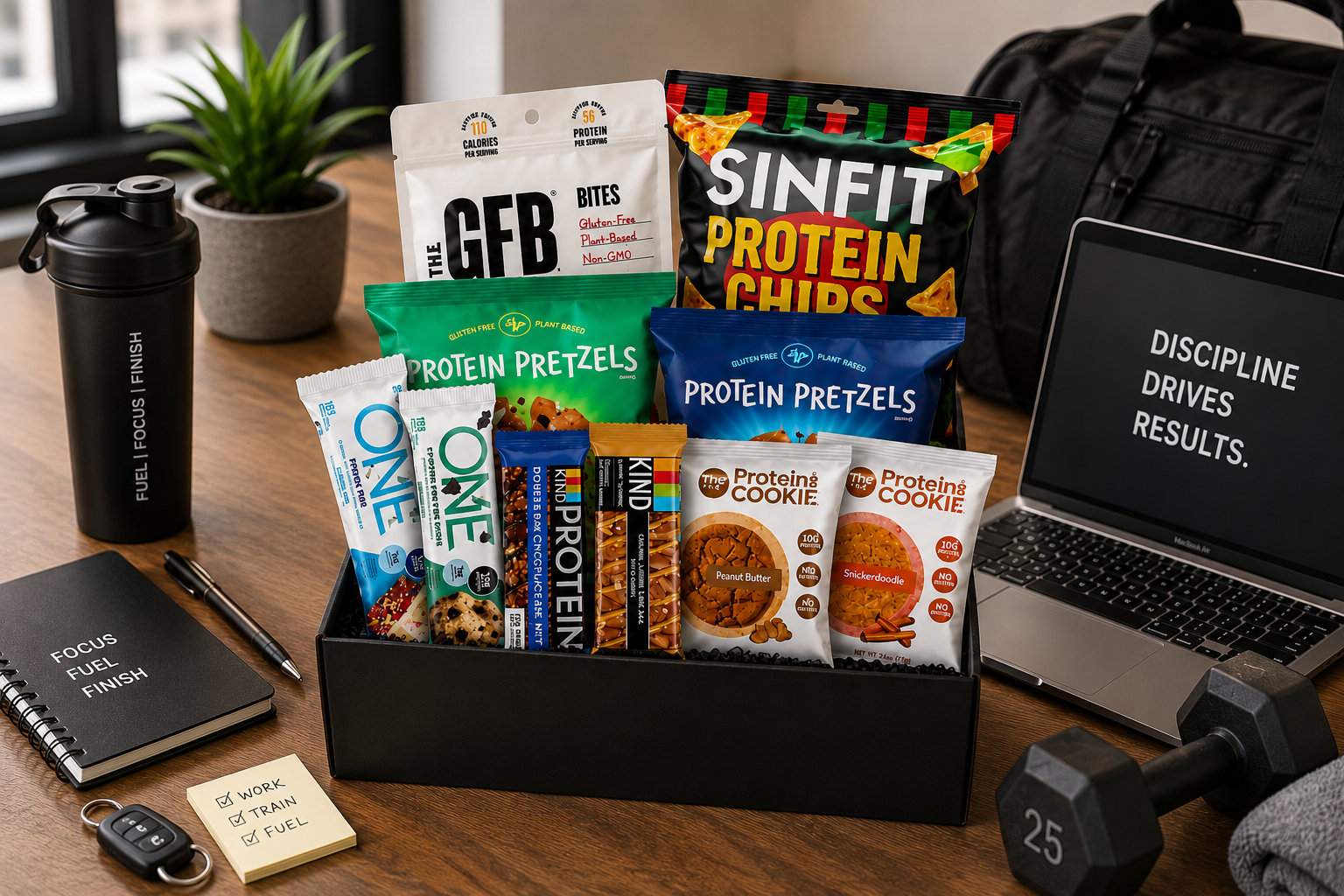 The Athlete Box — High Protein Gift Basket for Men