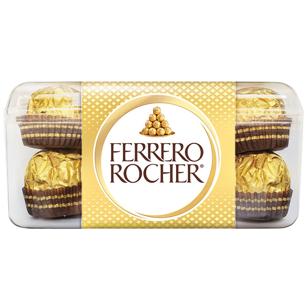 Ferrero Rocher Jewel Box T16 200g premium hazelnut chocolate gift tray